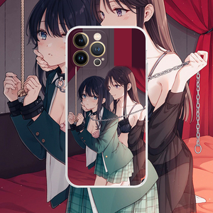 另类二次元苹果14/jk闺蜜少女捆绑华为手机壳小米13适用iphone12