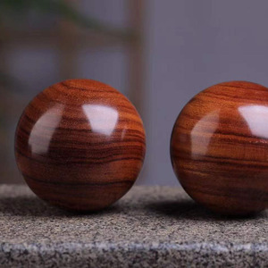 白酸枝5cm实心保健球一对按摩 盘玩打磨工艺品送礼 送长辈礼物