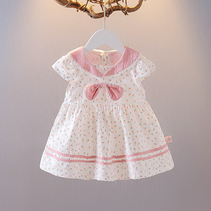 婴儿衣服夏季休闲可爱小裙子一2周岁3四5六7个月女宝宝夏装连衣裙