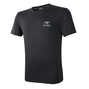 arcteryx始祖鸟短袖t恤男子夏季圆领半袖 运动跑步轻量透气速干衣