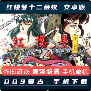 红楼梦之十二金钗安卓手机版PC电脑中文单机模拟养成角色扮演游戏