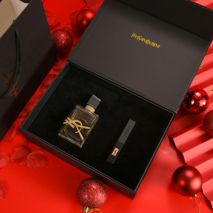 ysl圣罗兰香水自由之水杨树林口红小金条21黑条302送女友礼物礼盒