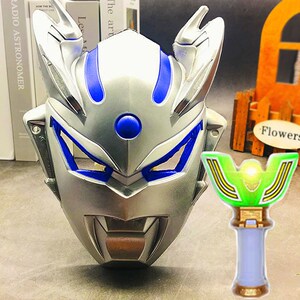 塞罗奥特曼面具迪迦动漫儿童新款发光声变身器圣诞节礼物玩具