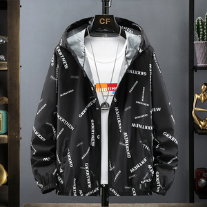 lvАfgН夏季防晒衣服男士薄款透气连帽钓鱼运动休闲户外速干宽松