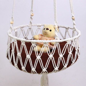 猫咪吊床纯手工编织悬挂猫窝猫秋千悬挂式猫窝宠物吊篮挂式床猫笼