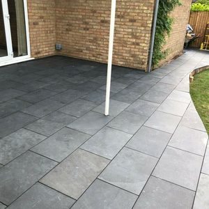 天然青石板庭院别墅花园地砖户外仿古防滑阳台院子广场精品石材