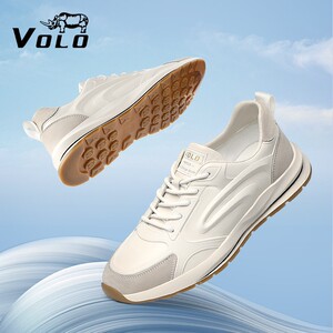 犀牛真皮运动鞋男