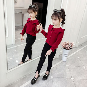 四岁五岁女孩衣服女童套装春装2024新款儿童洋气小女孩两件套韩版