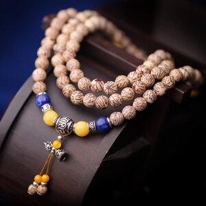 谭木匠情侣手链男女佛珠手串女青金石配饰品女友礼物菩提子手串