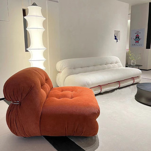 北欧创意设计师河马沙发复古钢牙休闲懒人躺椅新款简约单人沙发椅