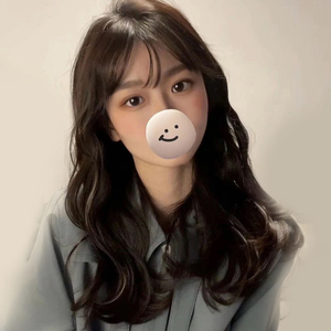 假发女中长发空气刘海锁骨发微卷长卷发蓬松圆脸减龄少女全头套式