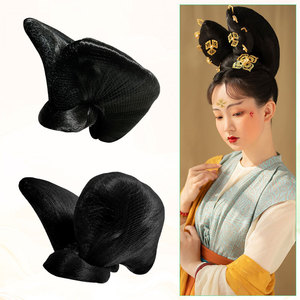 20檀歌旗舰店天猫汉服儿童头饰假发发髻造型古风发饰女童发型古典