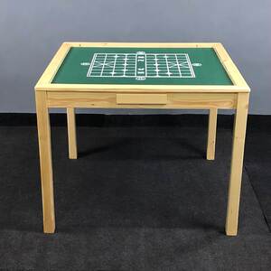 固定实木麻将桌棋牌桌象棋桌棋牌室老年活动中心手搓麻将台餐桌