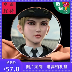 超神学院雄兵连魏颖/凯莎/怜风/噬獋周边手办水晶摆件礼物