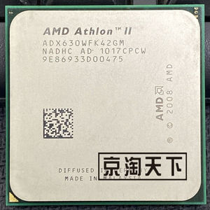 amd速龙iix4610e630640650x4840850am3四核938针cpux4-630主频2.