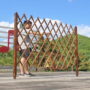 户外篱笆栅栏实木墙面围栏可移动幼儿园种植区花圃木栅栏花园伸缩