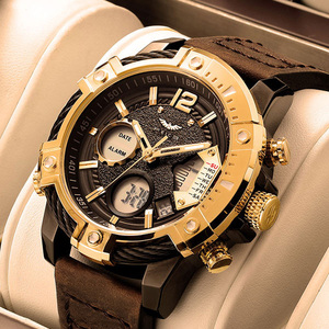 飞克手表旗舰店男士多功能时尚夜显防水腕表fk038a大表盘石英男表