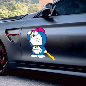 哆啦a梦汽车贴纸车卡通车贴纸个性遮挡划痕油箱盖玻璃装饰贴画