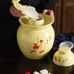 泡菜老坛子四川土陶酸菜家用商用土坛子榨菜老式腌鸭蛋密封罐陶瓷