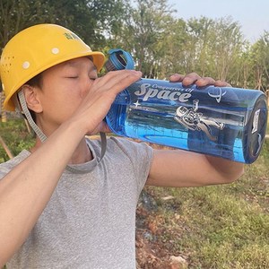 农民工大水杯超大容量男女工地户外常备运动健身水壶防摔太空杯