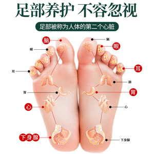 穴位袜子足疗脚底按摩袜穴位图解袜人体经络反射区找穴质袜男女棉