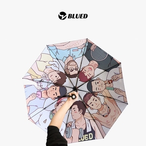 【满头大汉伞】自动晴雨伞防紫外线遮阳伞折叠礼物