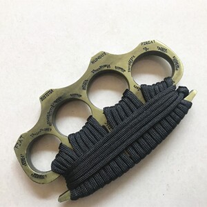 拳虎扣防身四指指虎金属拳扣防卫拳击戒指武术搏击拳环手扣户外