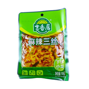 吉香居麻辣三丝106g下饭菜榨菜咸菜四川泡菜农家自制即食早餐配