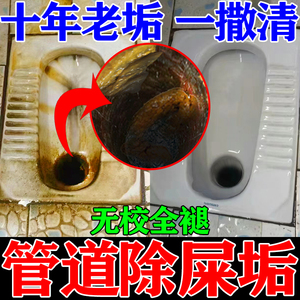 厕所管道除屎垢疏通剂强力溶解马桶沉淀物尿碱卫生间厕所专用神器