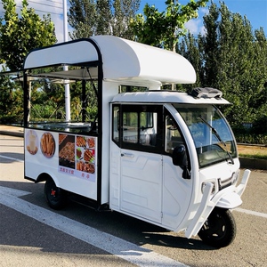 摆摊车街景美食早餐电动三轮小吃车移动四三轮夜市多功能手推餐车