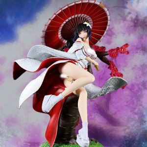 火影忍者gk日向雏田 白无垢 二次元美少女可脱妈见打动漫手办摆件