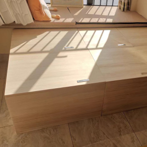 榻榻米木箱子现代实木储物柜飘窗地台加宽组合床拼接床收纳箱定制