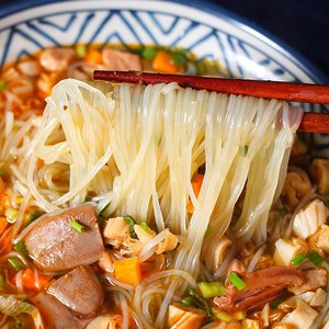 安徽萧县米线灵璧宿州特产泗县淮南牛肉汤粉丝汤6袋装泡面米线方