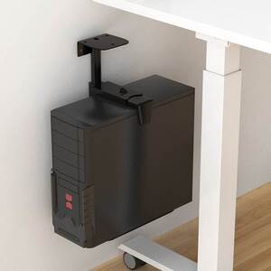 悬挂式电脑主机托架桌下主机架台式电脑机箱托架挂壁配件置物支架