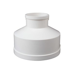 楼房室外下水管漏斗pvc50管同心大小头直接变径接头下水道排水