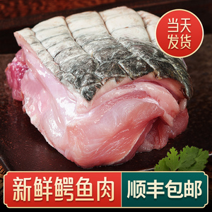 汇鲜法则 新鲜鳄鱼肉2斤整只养殖鲜活暹罗鳄鱼带皮鳄鱼肉顺丰冷链