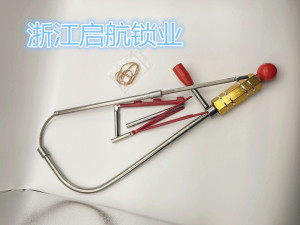 专业钩子弯压杆把手专用配件钳子进去猫眼洞防盗门开锁器设备配件