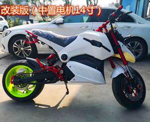 m5成人电动摩托车电瓶车72v96vz6小电猴子中置电摩大功率高速跑车