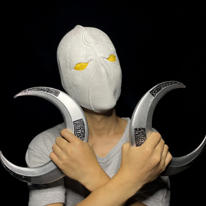 knight月光骑士面具头套月亮骑士乳胶面具面罩0人付款30