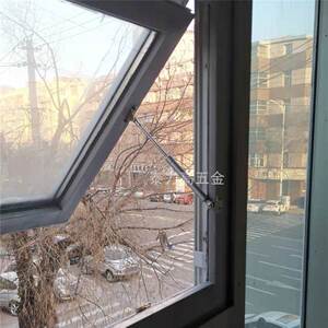 塑钢门窗气撑 气动窗户支撑杆 自动开窗户伸缩杆液压杆铜芯气撑杆