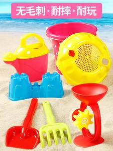 建雄儿童沙滩玩具套装宝宝大号挖沙车玩沙子铲子桶决明子工具女孩
