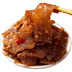 香辣魔芋干魔芋片素毛肚辣条酱卤麻辣休闲零食小吃100g*5包