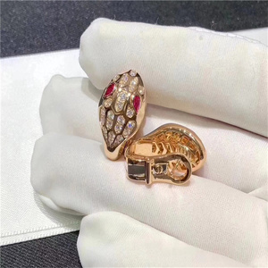 宝格丽蛇头项链蛇形