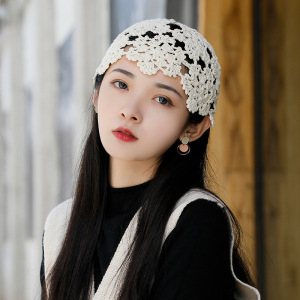 遮白发头饰遮盖神器秋冬发套宽边包头帽压发头巾显年轻简约头饰
