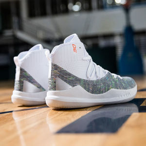 安德玛库里6代篮球鞋男高帮防滑耐磨运动鞋全明星curry5白金战靴4