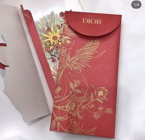 billacc133淘宝dior 迪奥 虎年 新年限量 金属星星 贺卡  红包福袋