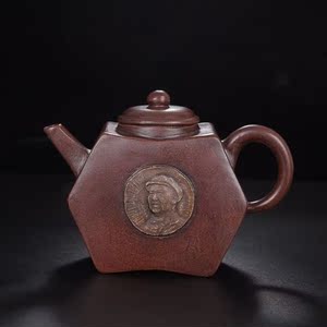 宜兴紫砂壶一厂库存文革壶宜兴名家手工制作底款景舟制陶古玩收藏