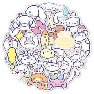 00良奇旗舰店天猫100张玉桂狗贴纸三丽鸥大耳狗可爱卡通创意图案