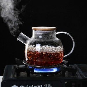 咖啡烧水泡茶杯凉茶泡菊花茶的玻璃壶花茶壶密封冲茶器茶吧茶道大