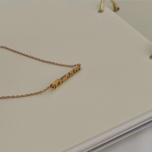 设计感dream梦想气质字母项链轻奢小众锁骨链ins